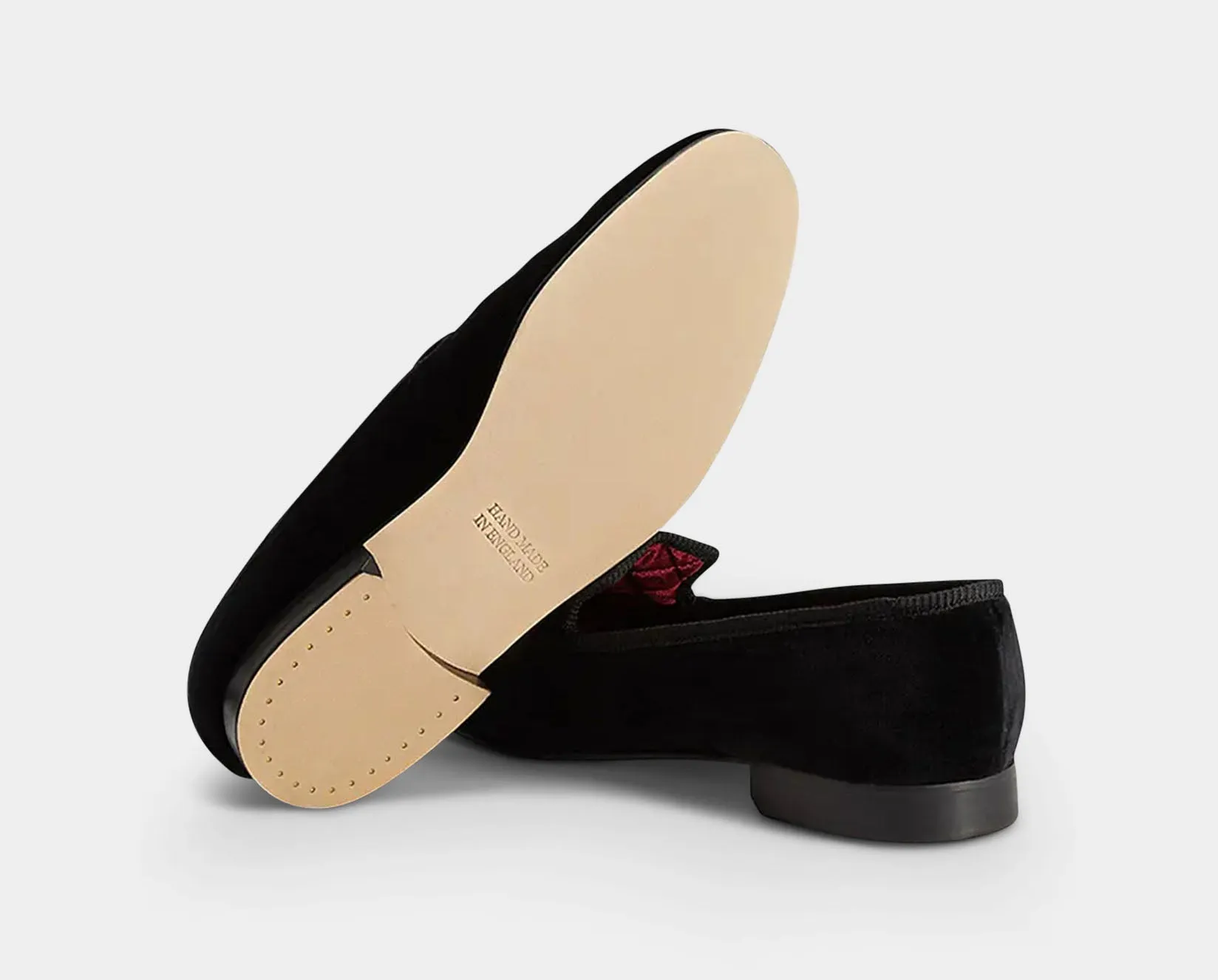 Black Velvet Dress Slippers