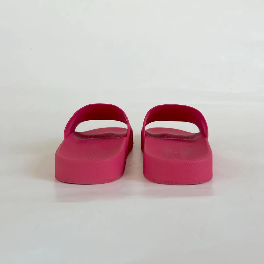 Bottega Veneta Red Quilted Pool Slides, 39