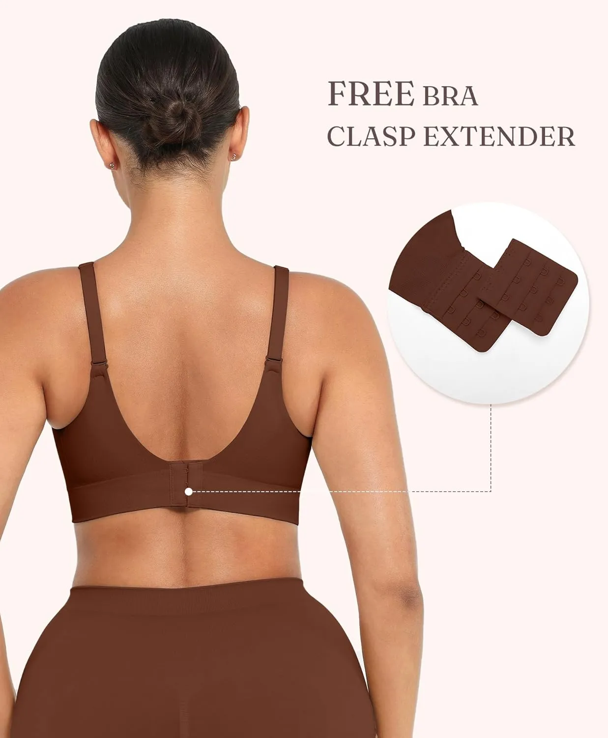FeelinGirl Wireless Supportive Bra for Women, Seamless Comfort Bralettes No Underwire Full Coverage Everyday Bras