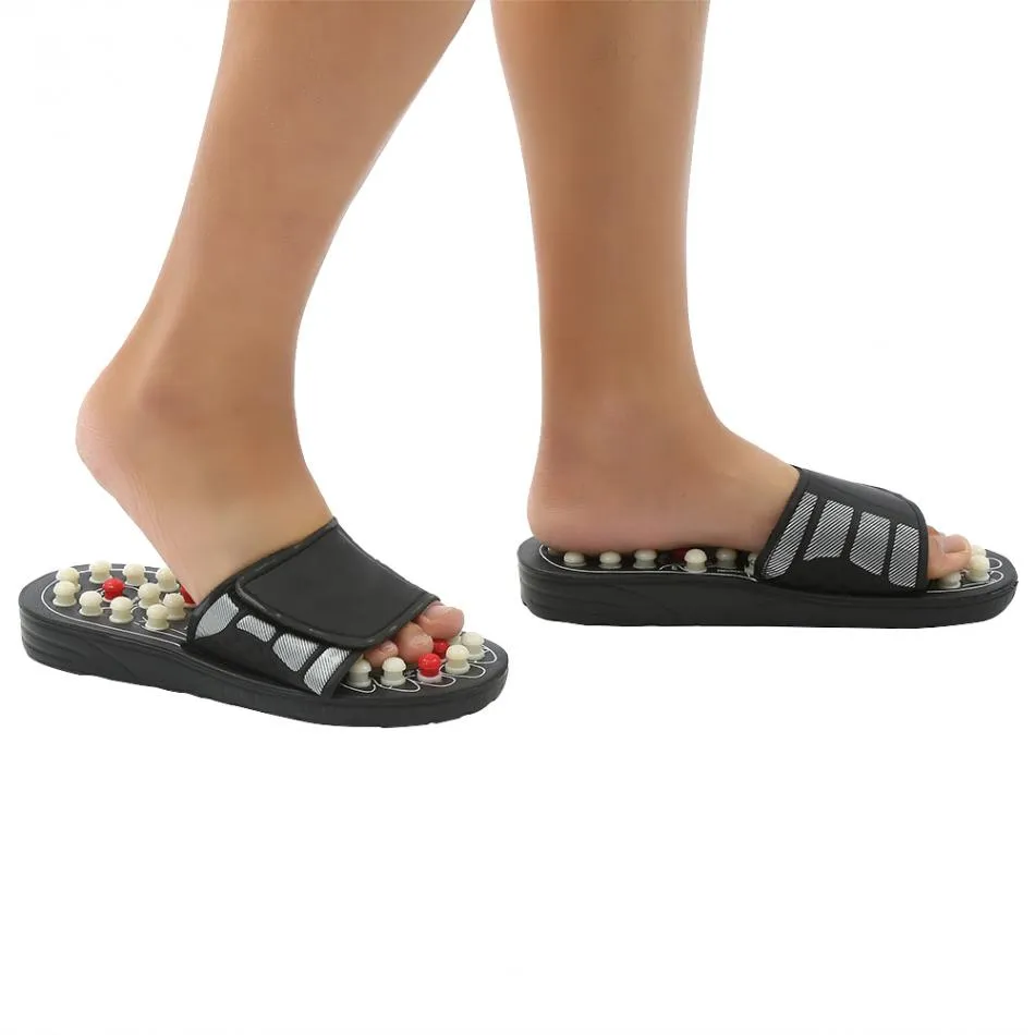 Foot Massage Slippers Acupuncture Therapy Massager Shoes For legs Acupoint Activating Reflexology Feet Care massageador Sandal