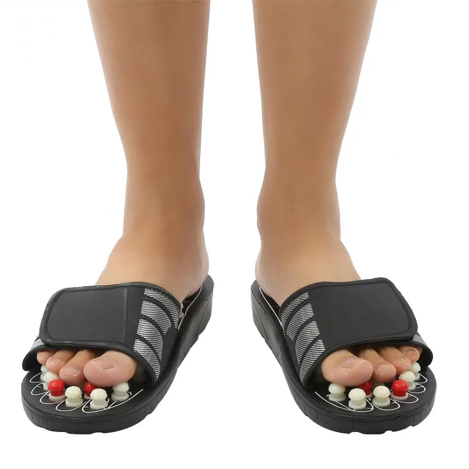 Foot Massage Slippers Acupuncture Therapy Massager Shoes For legs Acupoint Activating Reflexology Feet Care massageador Sandal