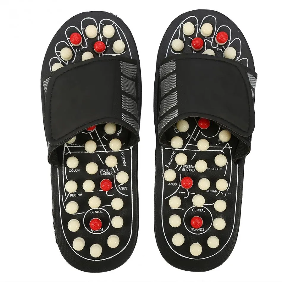 Foot Massage Slippers Acupuncture Therapy Massager Shoes For legs Acupoint Activating Reflexology Feet Care massageador Sandal