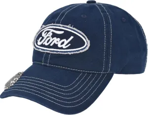 Ford Truck Hat, Logo Mesh Adjustable Baseball Cap with Curved Brim