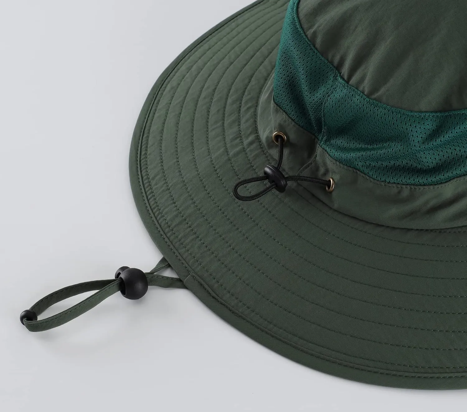 Home Prefer Outdoor UPF50  Mesh Sun Hat Wide Brim Fishing Hat with Neck Flap Sun Hat for Men Women