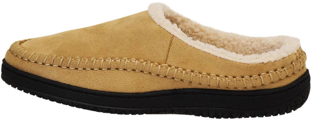 NORTY Mens M-2XL Beige Clog Slippers 15080