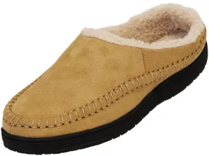NORTY Mens M-2XL Beige Clog Slippers 15080