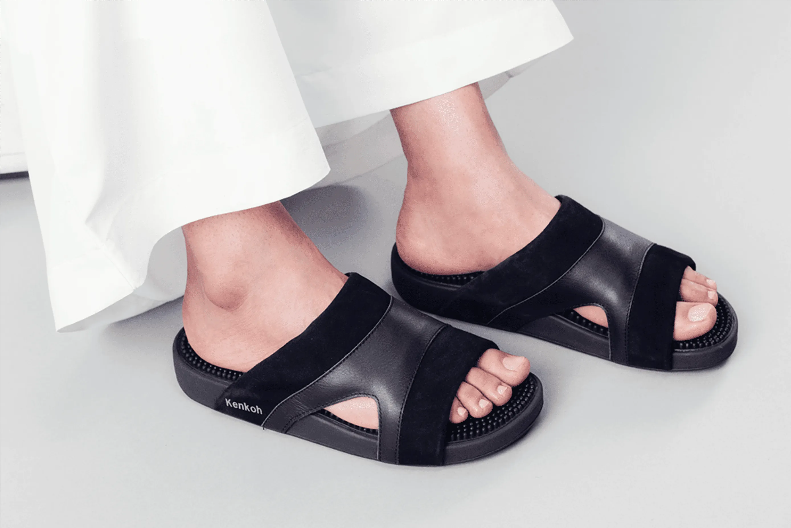 Osaka Leather Reflexology Sandals