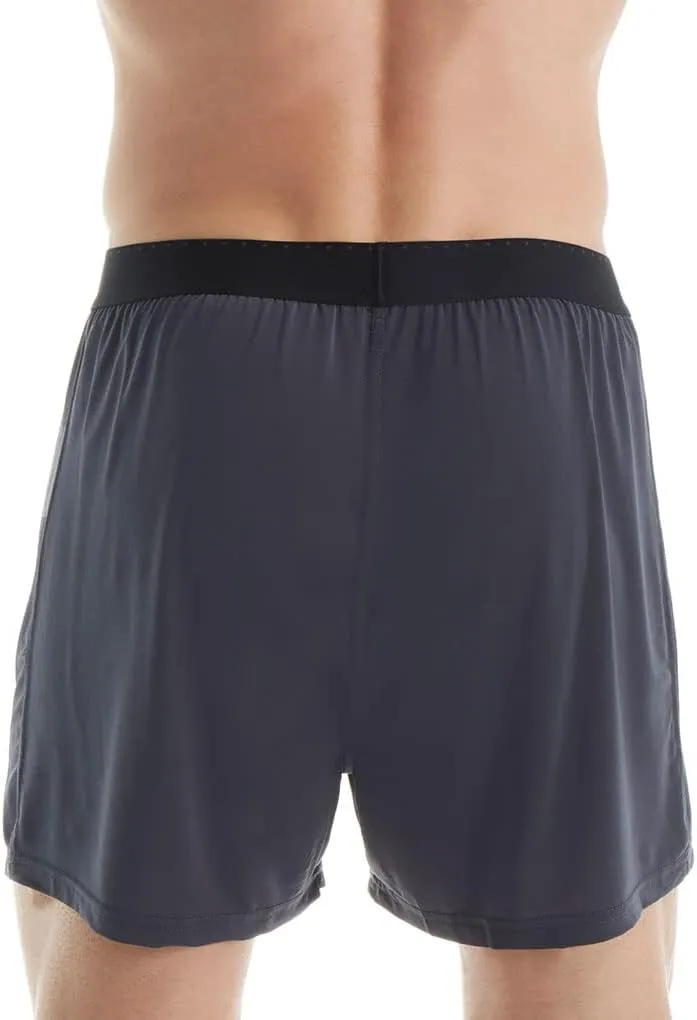 Perry Ellis Men's Luxe Solid Boxer Shorts