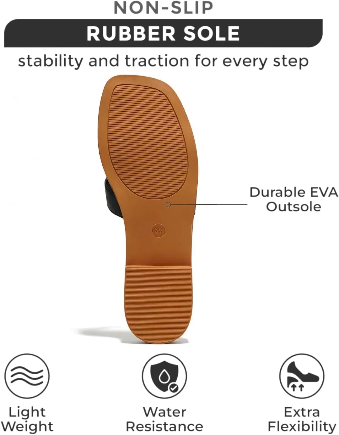 Project Cloud Genuine Leather Summer Sandals for Women 2025 - Comfortable Memory Foam Insole Slides and Non Slip Fashion Flat Womens Sandals (Jannel)
