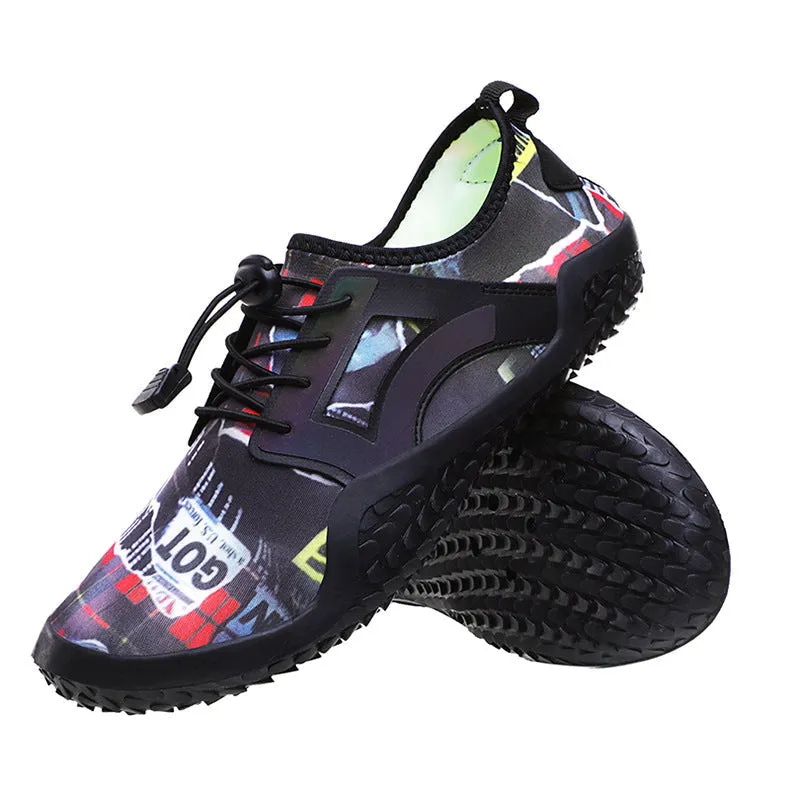 Swim Surf Beach Quick Dry Wide Toe Aqua Shoes For Men