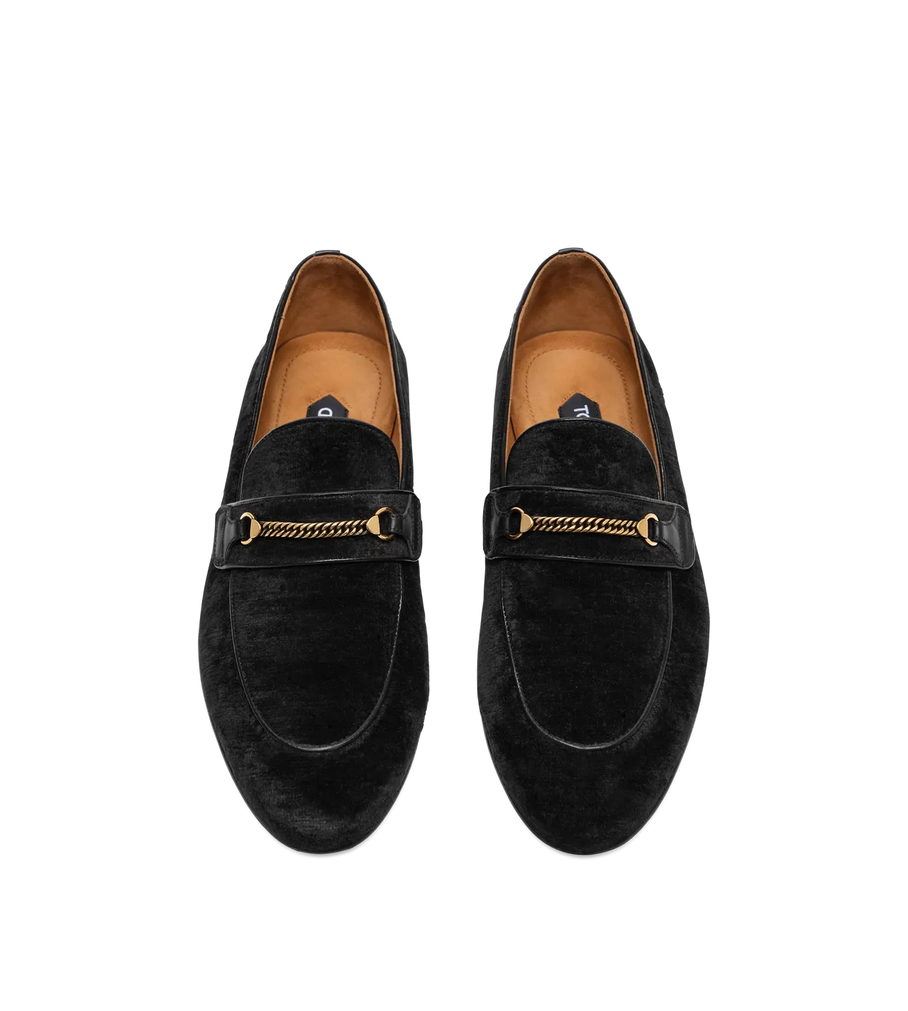Textured Velvet Liam Chain Loafer