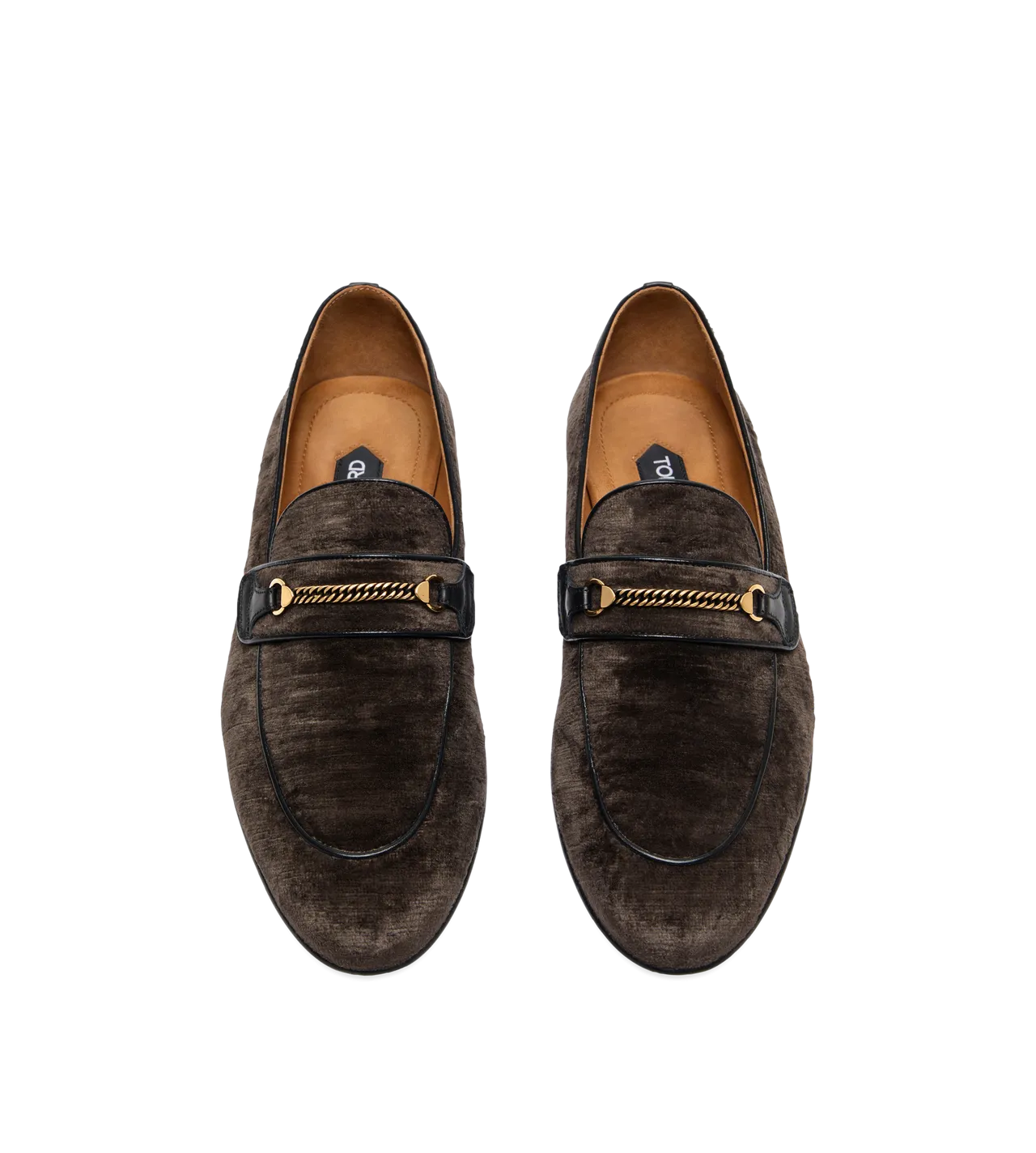 Textured Velvet Liam Chain Loafer