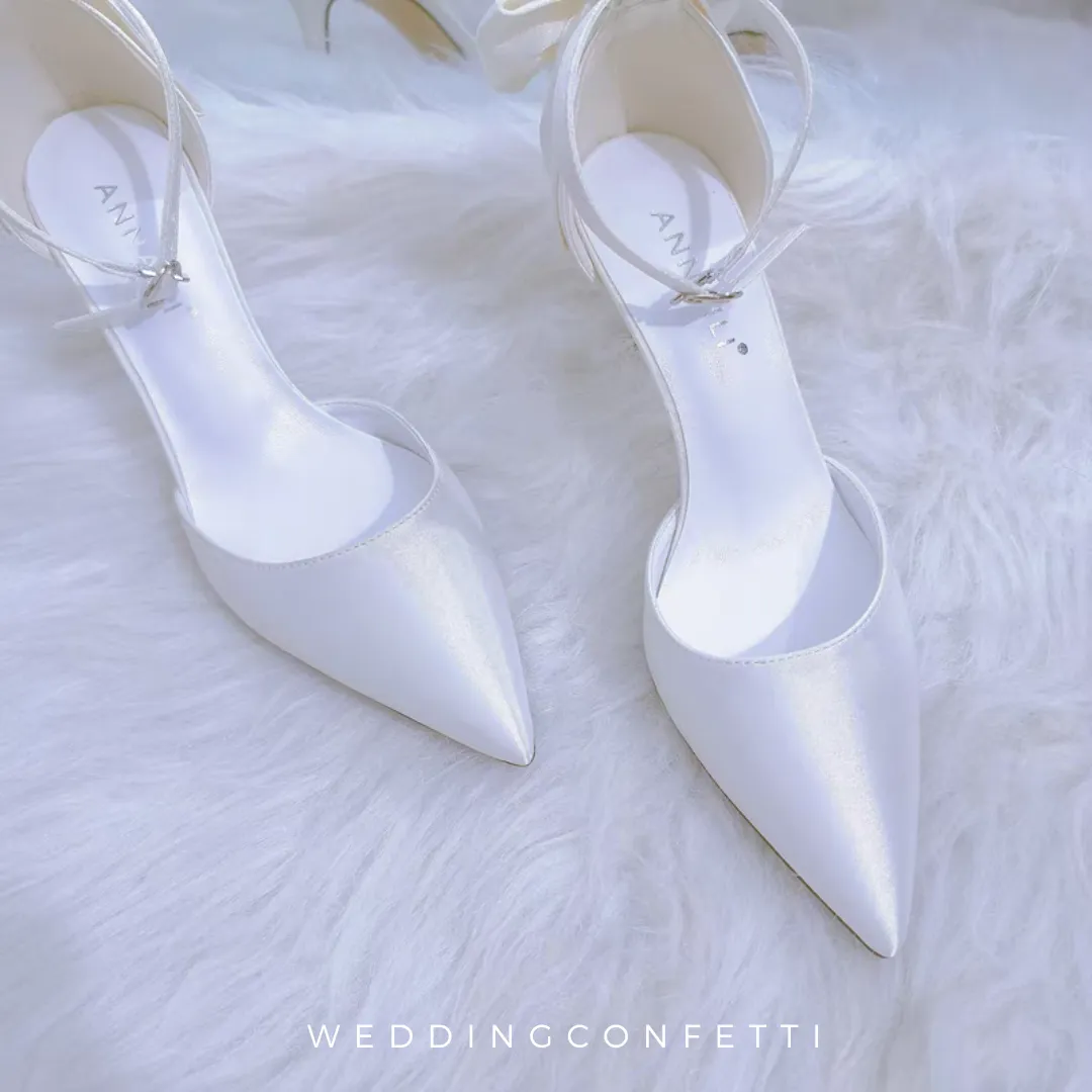 The Shiroi White Bridal Heels