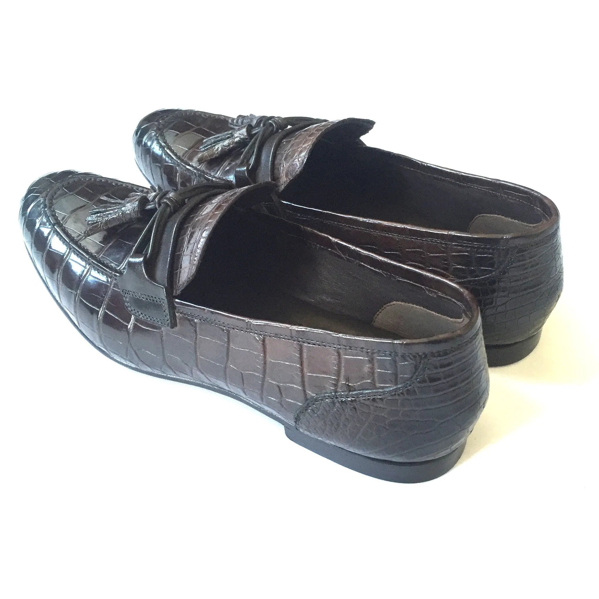 Tom Ford - Brown Genuine Crocodile Loafers