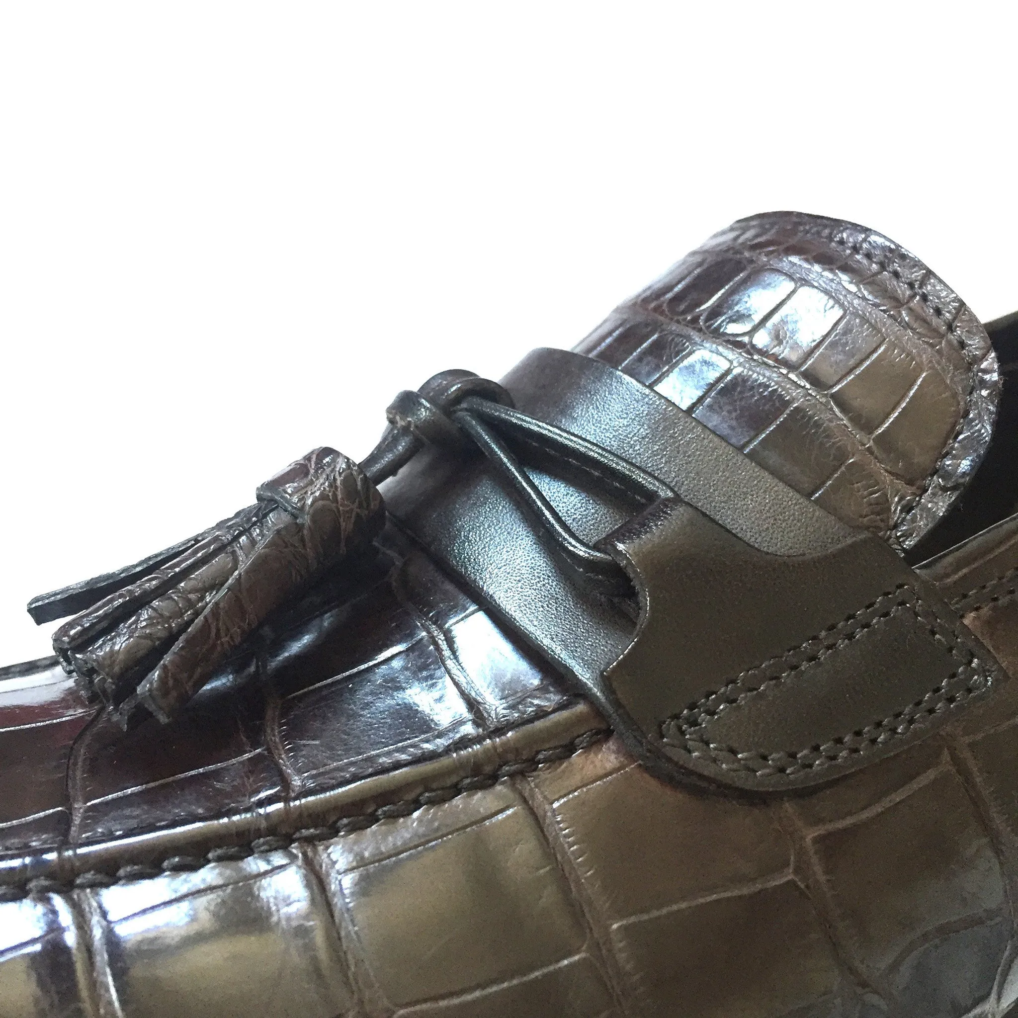 Tom Ford - Brown Genuine Crocodile Loafers