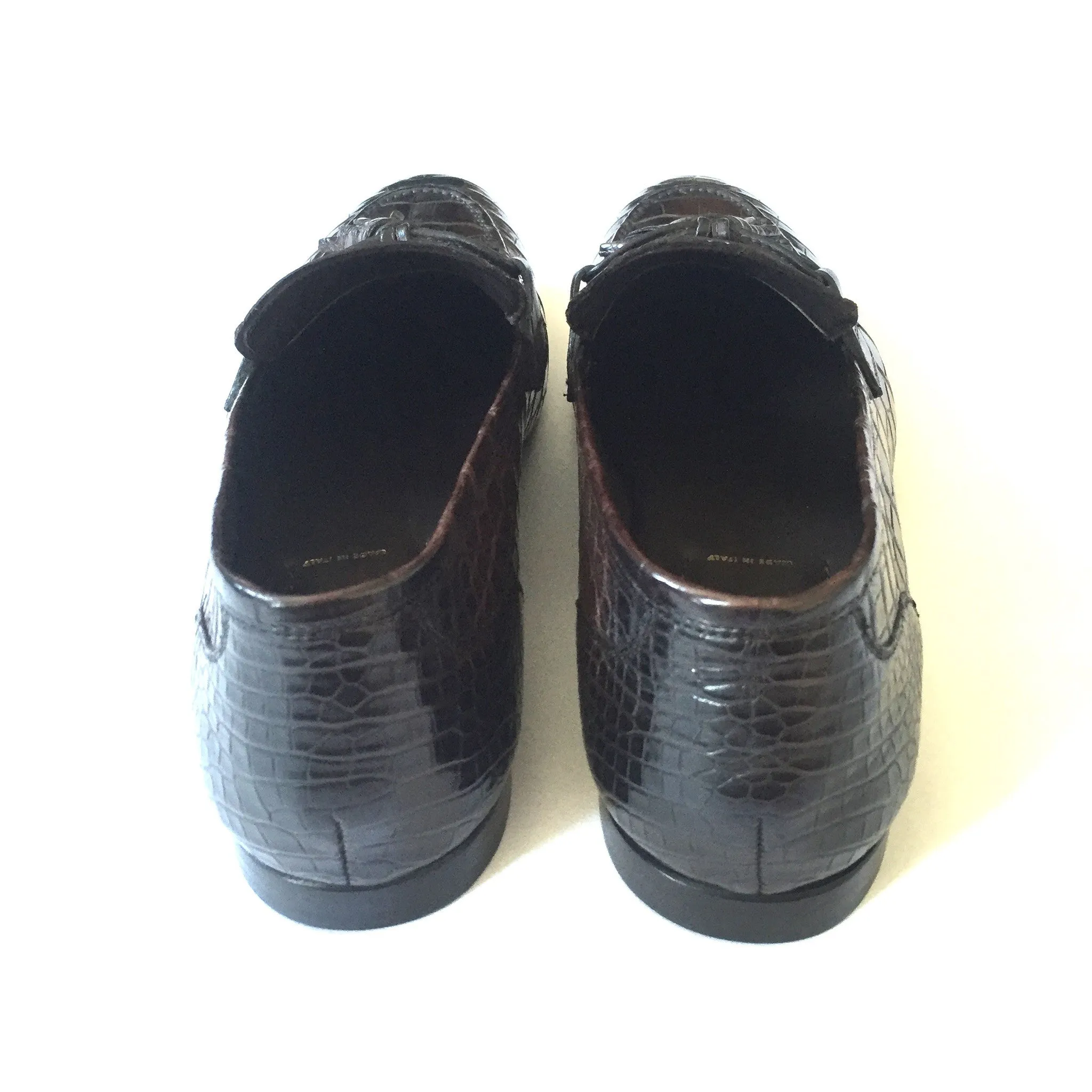 Tom Ford - Brown Genuine Crocodile Loafers