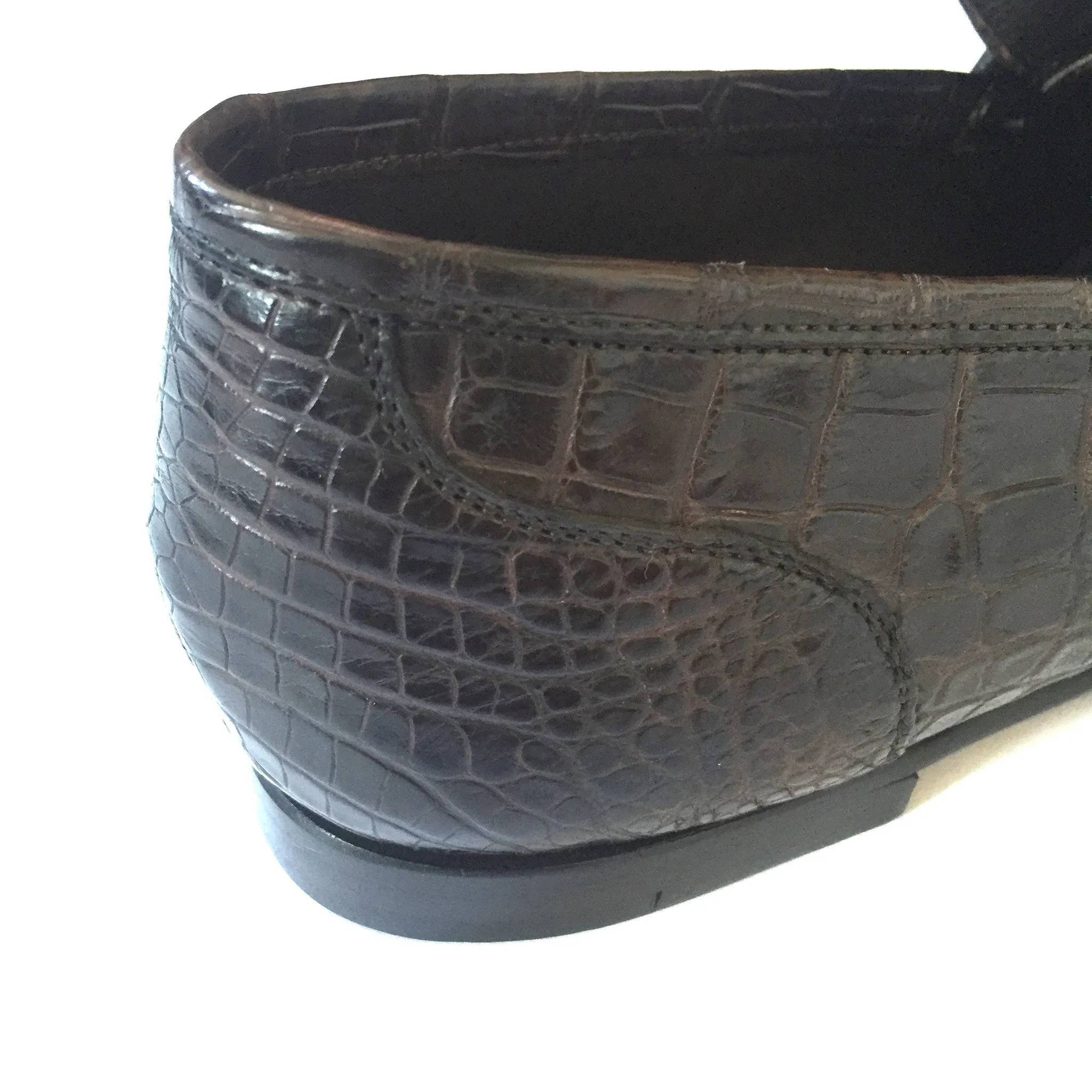 Tom Ford - Brown Genuine Crocodile Loafers