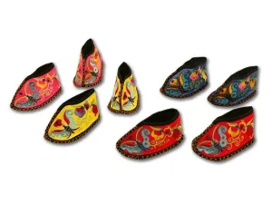 Traditional Miao Embroidered Baby Shoes