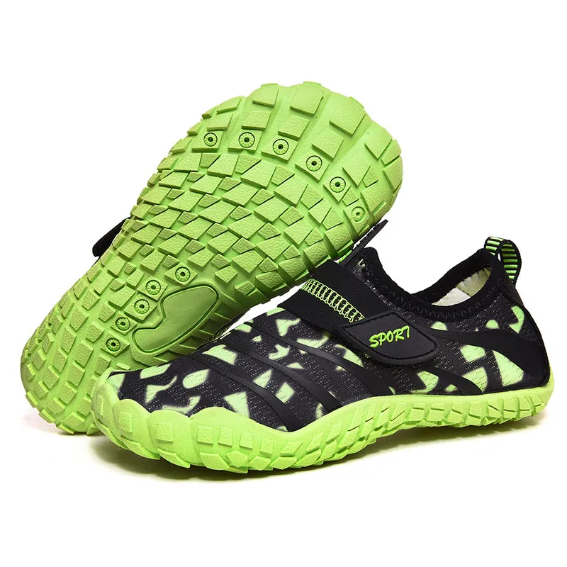 Water Shoes for Kids (Pattern Printed) - Barefoot Non-slip Aqua Sports Quick Dry Shoes