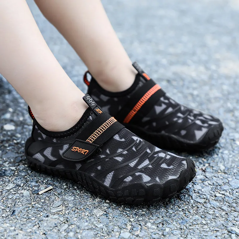 Water Shoes for Kids (Pattern Printed) - Barefoot Non-slip Aqua Sports Quick Dry Shoes