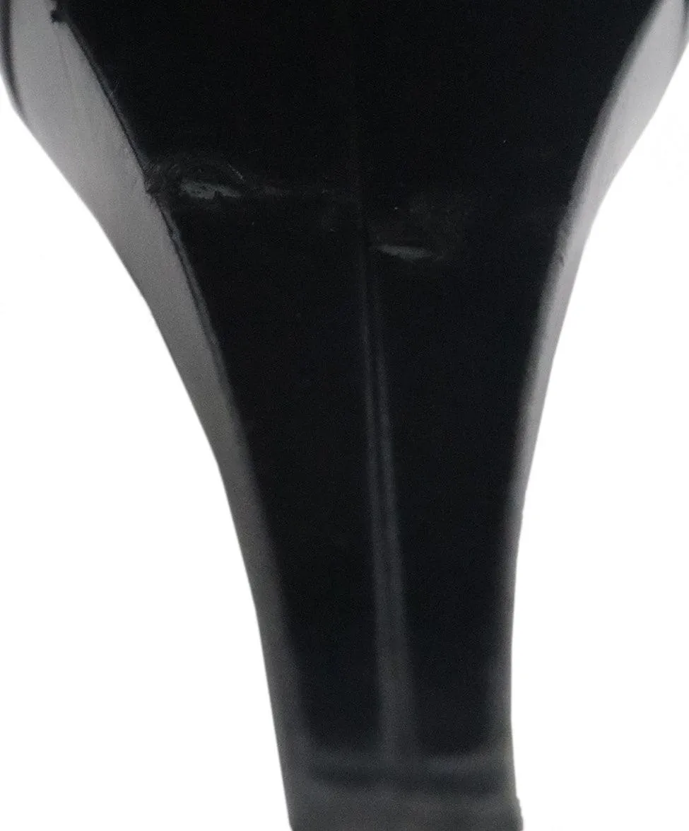 YSL Black Leather Platforms sz 8.5